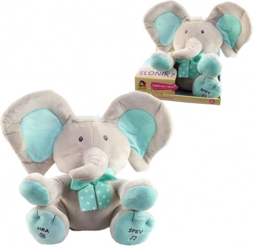 Elefante a nascondino 25 cm - slovacco