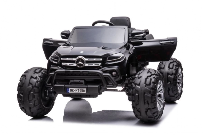 Auto elettrico per bambini Mercedes 4x4 nero