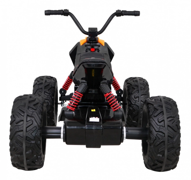 Quad Lucky Seven a batteria nero + ruote EVA + avvio lento + LED + MP3 USB