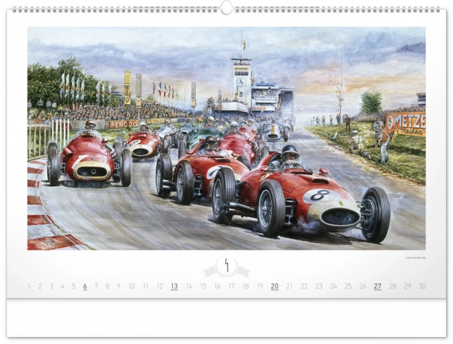 Calendario Murale Oldtimers di Václav Zapadlík 2025