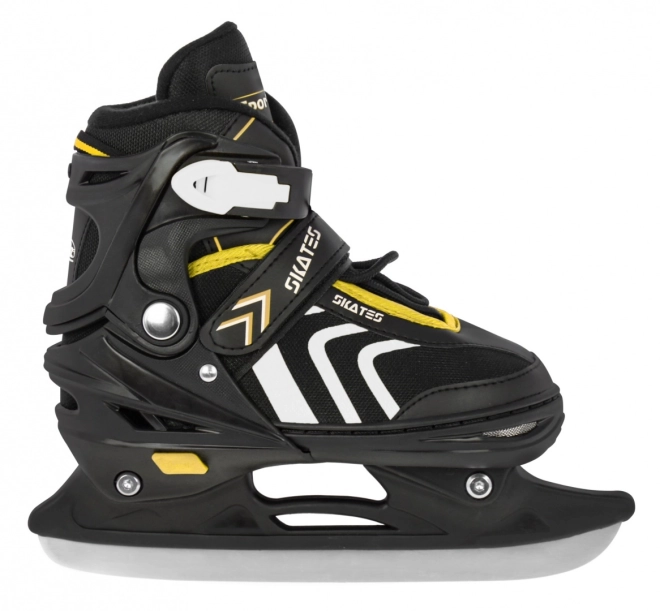 Set 4 in 1 Pattini Pattini a Rotelle Pattini da Ghiaccio per Bambini Taglia 39-43 Blu – Gialla