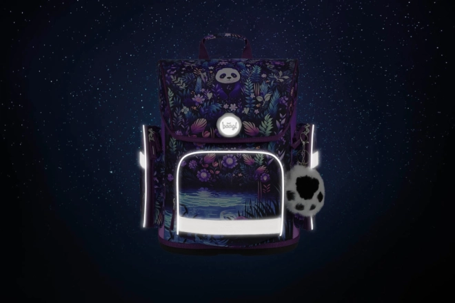 Set Baagl Ergo Jungle Panda: Zaino, Astuccio e Sacchetto