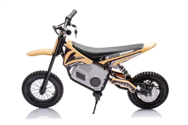 Moto cross elettrico khaki per bambini