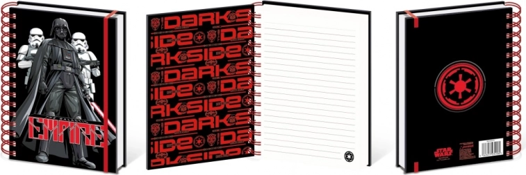 Star Wars blocco a spirale A5 - Lato Oscuro
