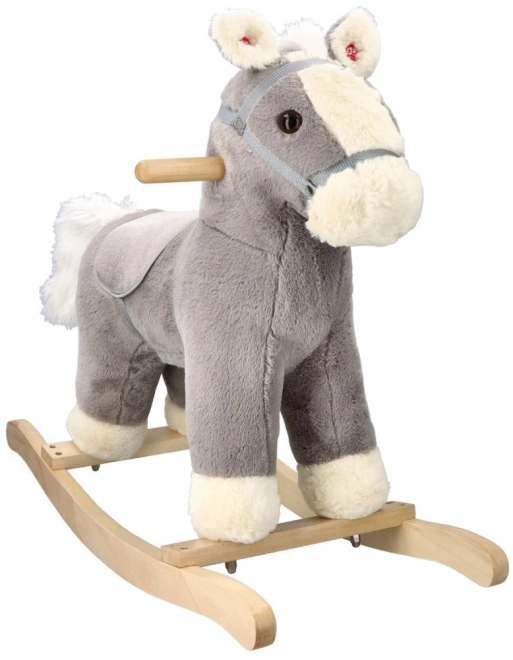 Cavallo a dondolo di peluche