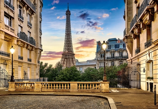 Puzzle passeggiata a Parigi al tramonto 1000 pezzi