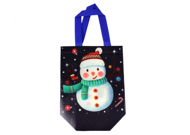 Borsa Regalo con Motivo Pupazzo di Neve