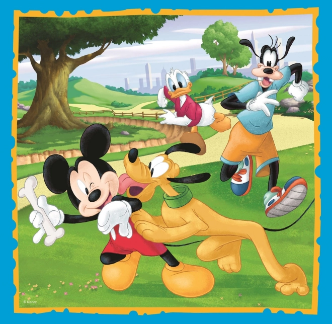 Puzzle TREFL Topolino e Amici 3 in 1