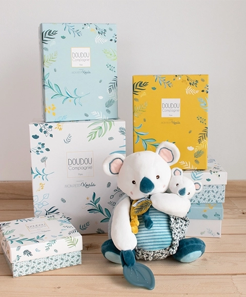 Doudou Set Regalo - Koala Yoca con Cucciolo 25 cm