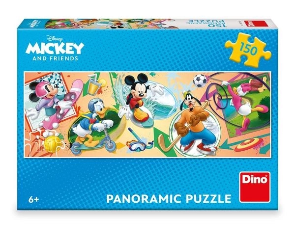 Puzzle panoramico Mickey e amici 150 pezzi