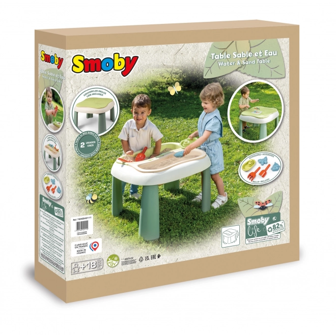 Tavolo da gioco con acqua e sabbia Smoby