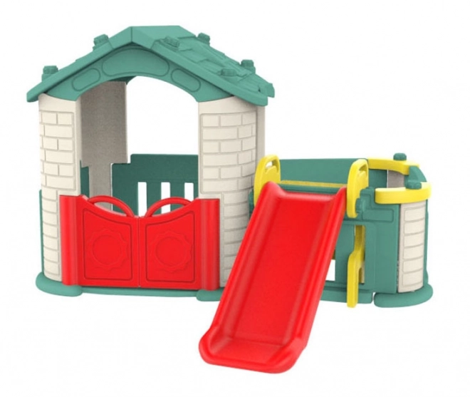 Grande casa con vestibolo 5 in 1 Tetto verde