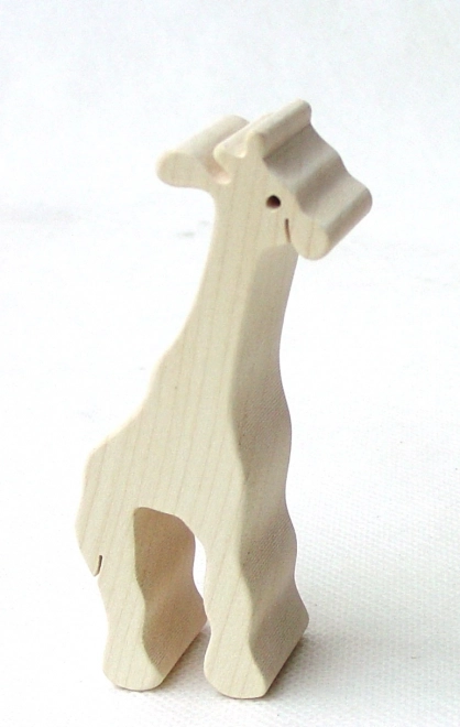 Giocattolo in legno giraffa Fauna