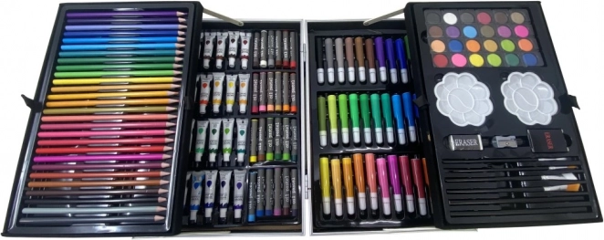 Valigetta da pittura in alluminio – set artistico da 145 pezzi