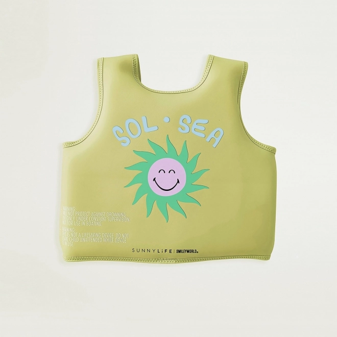 Giubbotto da nuoto 3-6 anni Smiley World Sol Sea