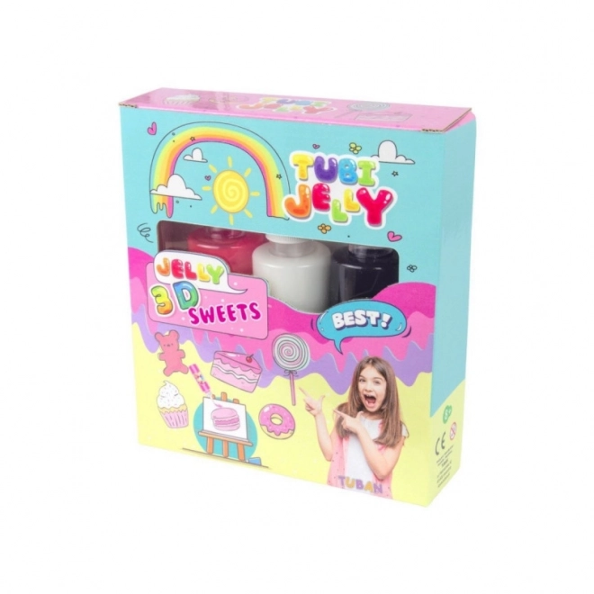 Set Tubi Jelly 3 colori - Dolci