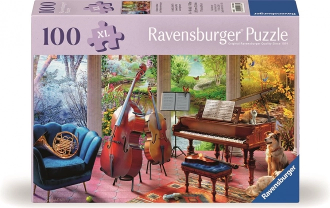 Puzzle Ravensburger musica delle quattro stagioni XXL 100 pezzi