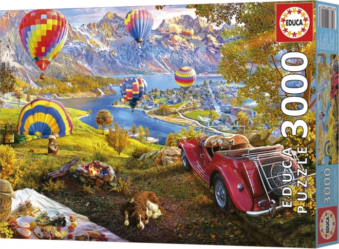 Puzzle Valle delle Mongolfiere 3000 Pezzi