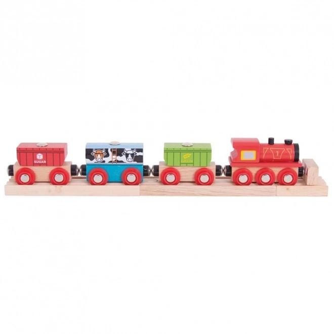 Treno Con Alimentari Bigjigs Rail