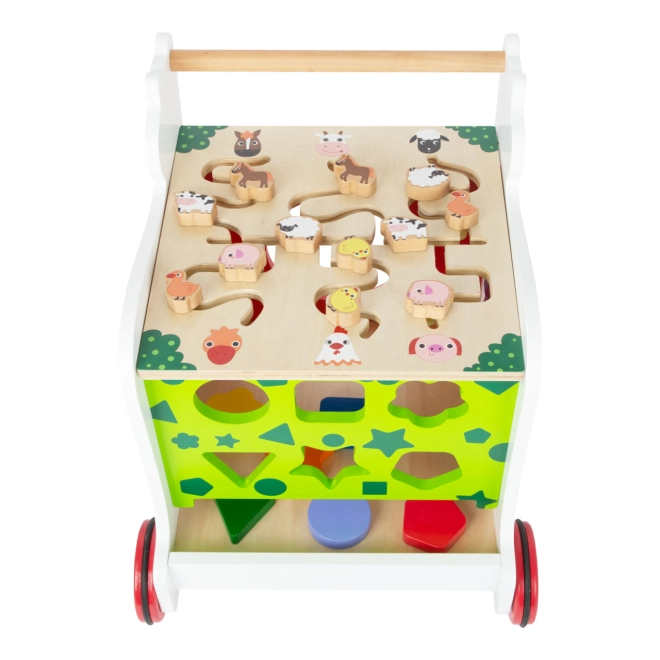 Gioco a incastri, labirinto e cubi per imparare giocando