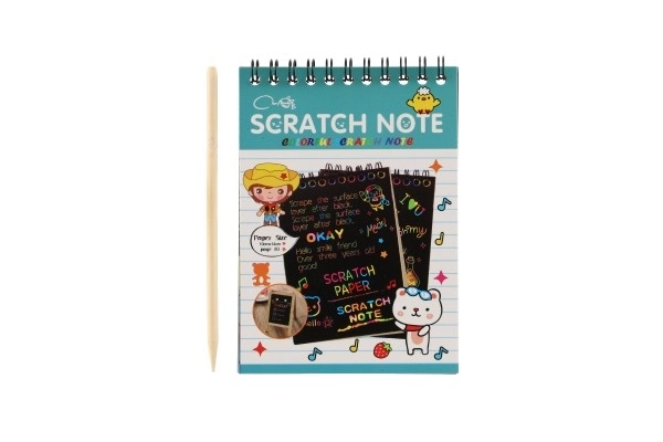 Blocco Note Scratch Arcobaleno - 10 Fogli