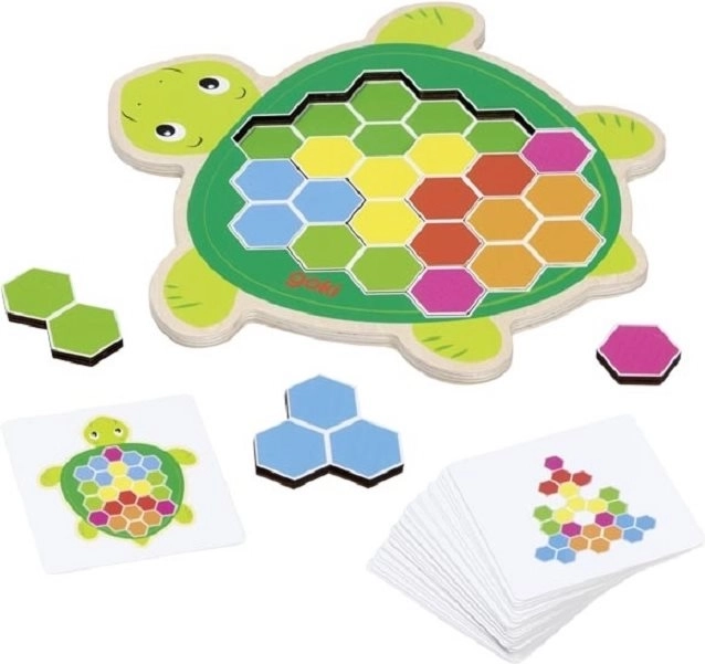 Puzzle in legno Goki Tartaruga
