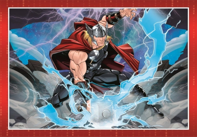 Puzzle 4 in 1 Gli Avengers