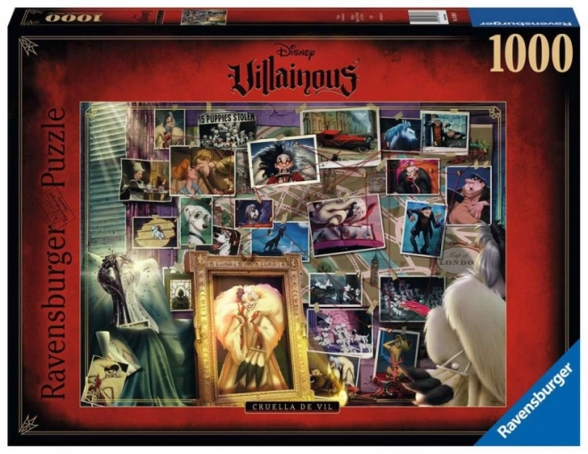 Puzzle Disney Villainous: Cruella de Vil 1000 pezzi