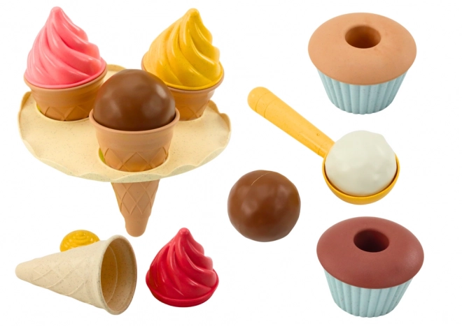 Set da Spiaggia Gelati e Dolcetti 16 Pezzi