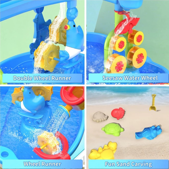 Woopie tavolo d'acqua XL divertimento con acqua e sabbia