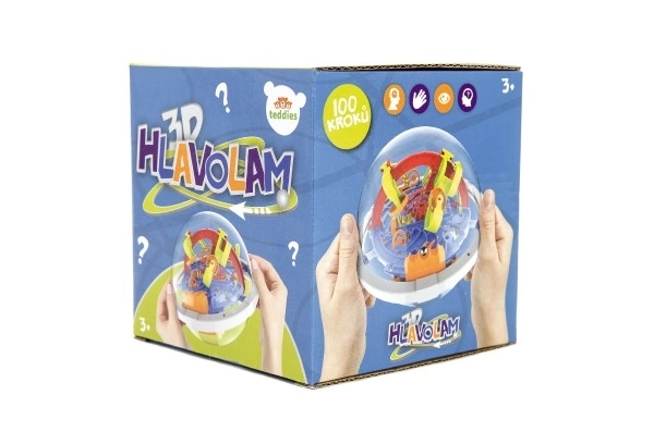 Hlavolam Sferico Educativo 3D con 100 Livelli