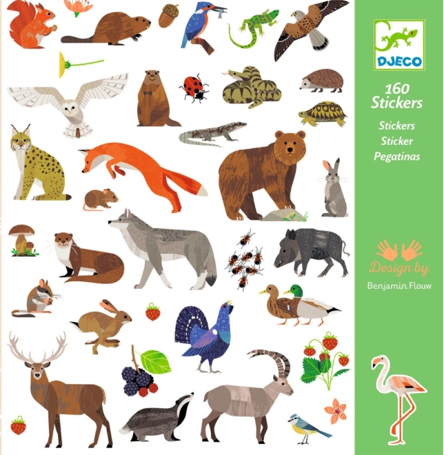 Adesivi Animali Europei