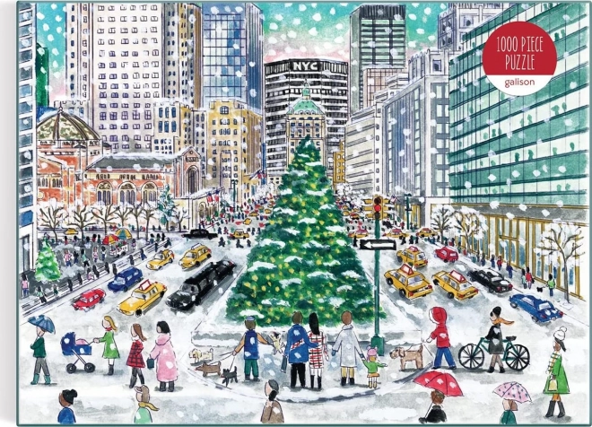 Puzzle Neve su Park Avenue 1000 Pezzi