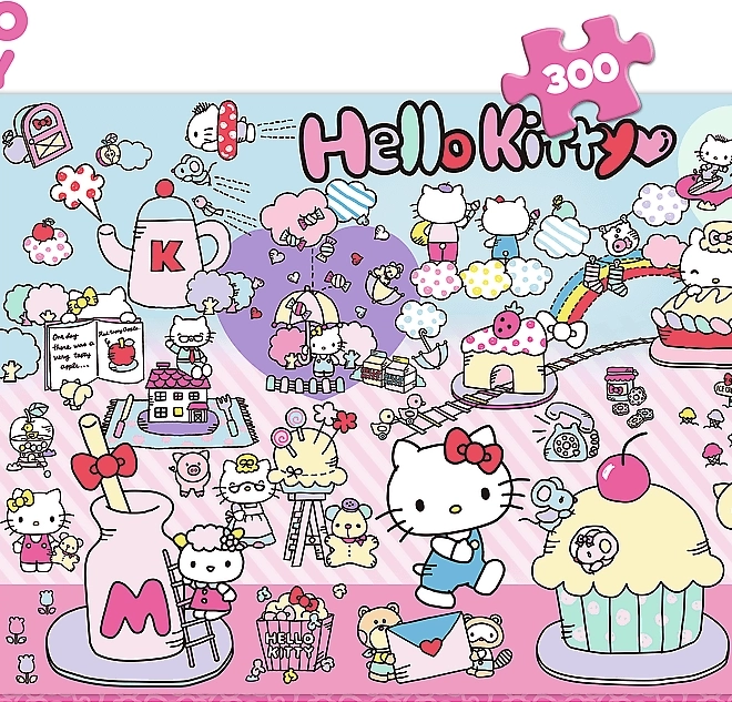 Puzzle Esplora il mondo Hello Kitty 300 pezzi