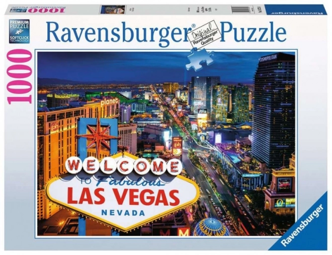 Puzzle Ravensburger 2D 1000 Pezzi: Las Vegas