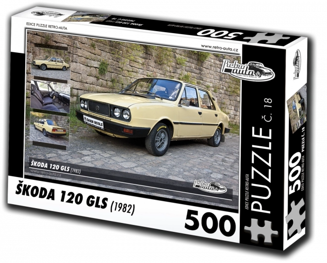 Puzzle Auto d'Epoca Skoda 120 GLS (1982) - 500 Pezzi