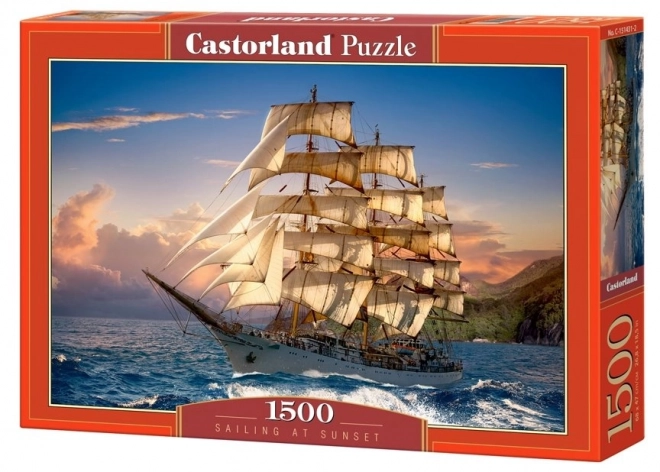 Puzzle Castorland Navigazione al Crepuscolo 1500 Pezzi