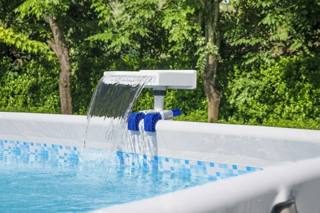 Fontana d'acqua con illuminazione a LED per piscine da giardino BESTWAY