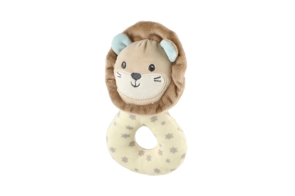 Leone peluche sonaglio 18 cm