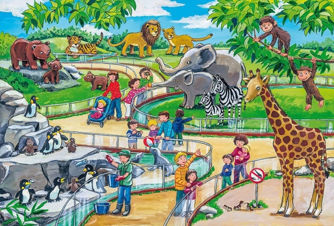 Puzzle Schmidt Al Zoo 3x24 Pezzi