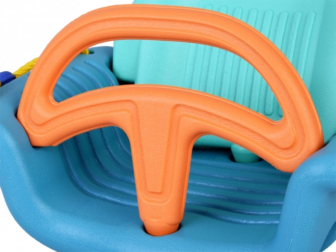 Altalena comfort per bambini con barriera di protezione