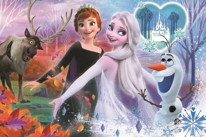 Puzzle Super Shape XXL Frozen 2: Sorelle Danzanti 60 Pezzi