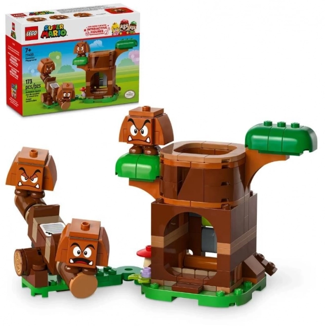 Goombas con set da giardino LEGO Super Mario