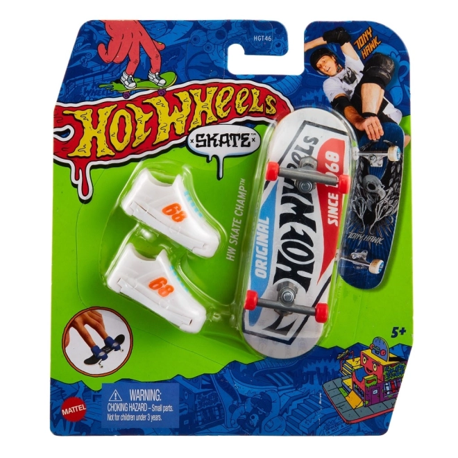 Fingerboard con scarpe di Hot Wheels