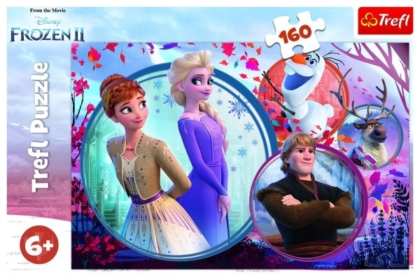 Puzzle 160 Pezzi. Frozen 2 - Avventura di Sorelle