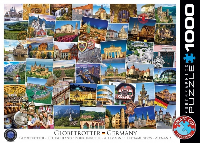 Puzzle Mondo Viaggiatore - Germania 1000 pezzi