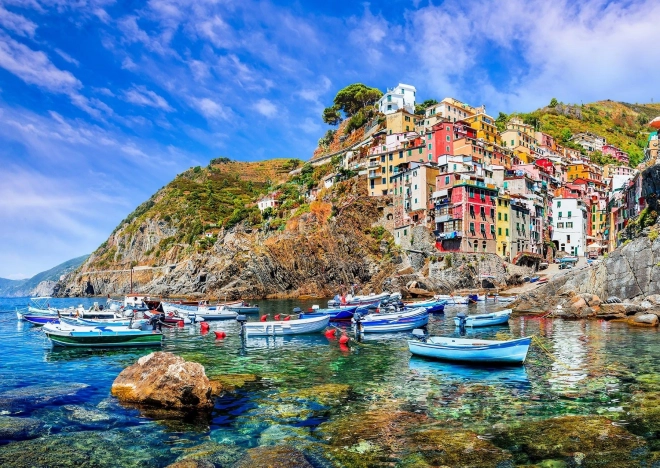 Puzzle Riomaggiore, Cinque Terre, Italia 1000 pezzi