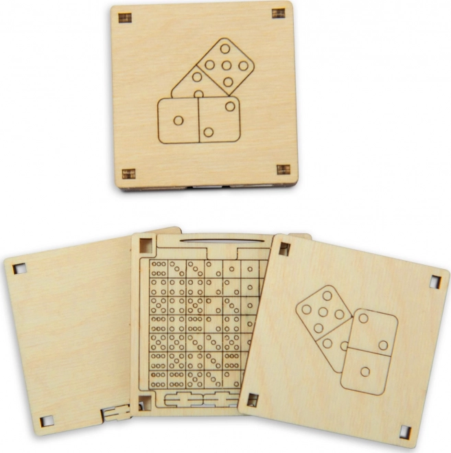 Puzzle 3D in legno - Gioco del Domino