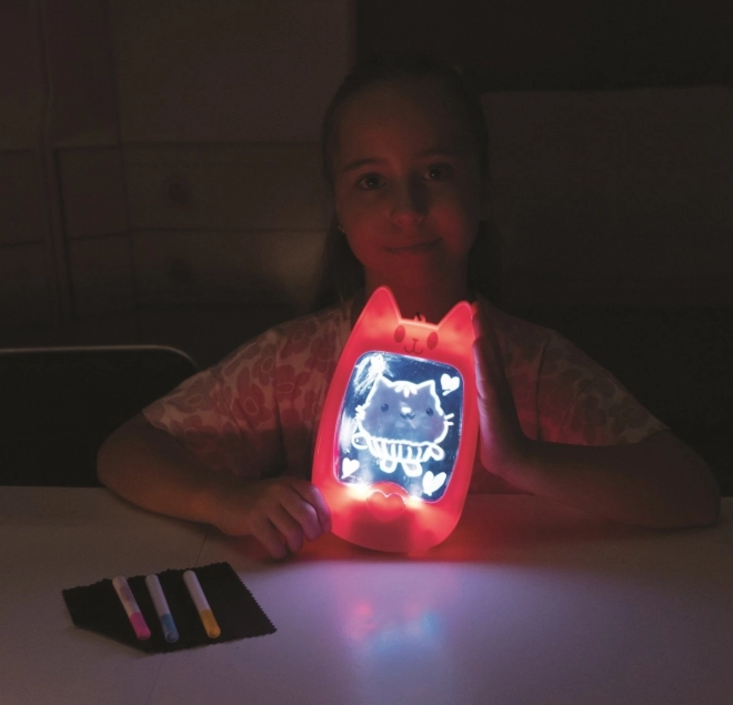 Gabi Lavagna Cat House portatile illuminata