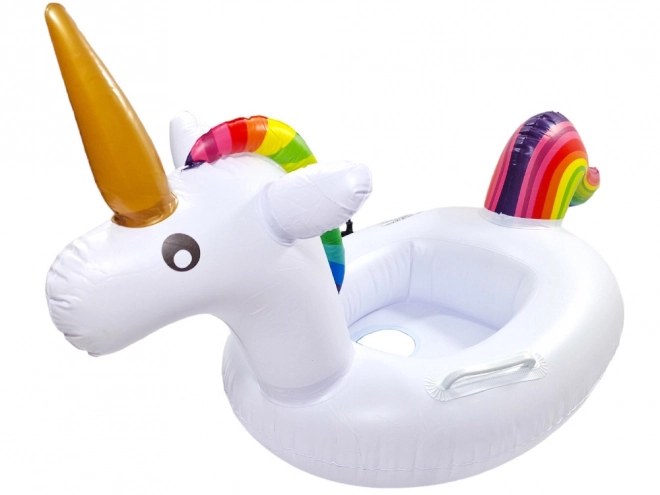 Anello gonfiabile per bambini a forma di unicorno per piscina